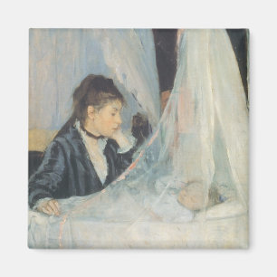 Aimant Impressionisme vintage, berceau par Berthe Morisot