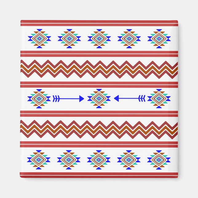 Aimant Imprimé autochtone 6 Magnat (Devant)