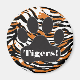 Aimant Imprimé de tigre
