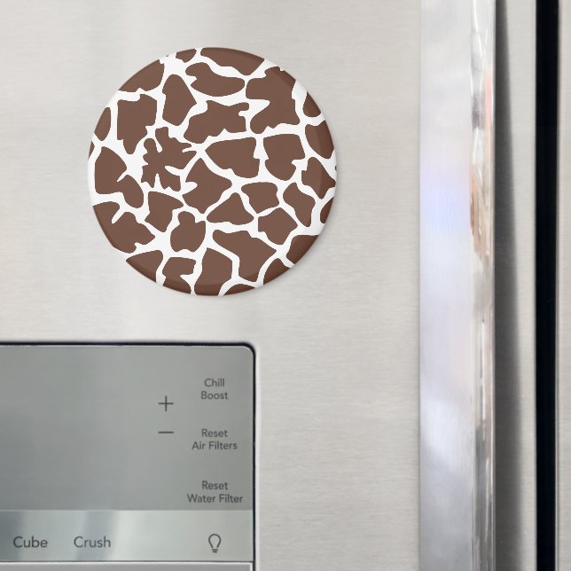 Aimant Imprimée de girafe, Giraffe Brown, Poster de anima (In situ (réfrigérateur))