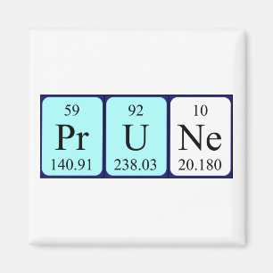 Aimant Imprimer l'aimant de nom de table périodique