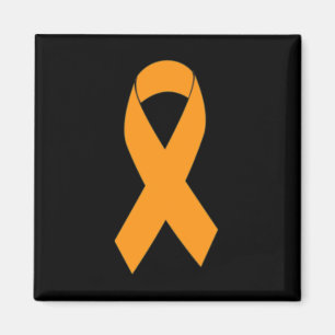Aimant Imprimer plusieurs sclérose Ms Orange Ruban