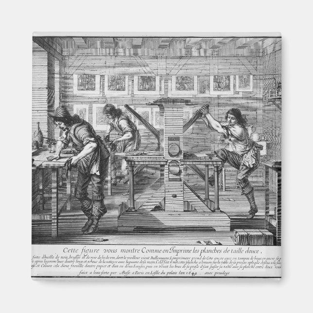 Aimant imprimerie française, 1642 (Devant)