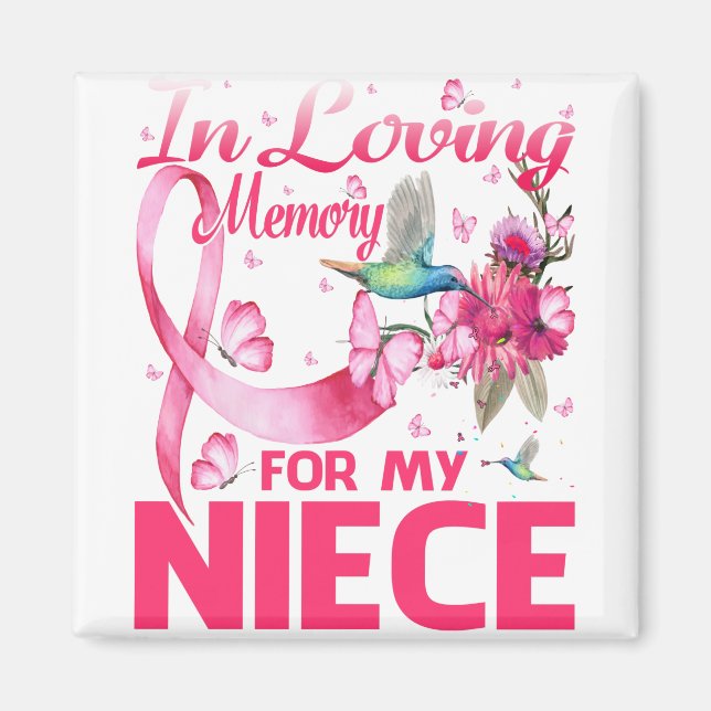Aimant In Loving Memory For My Niece (Devant)