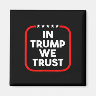 Aimant In Trump We Trust Pro-trump 2024 Conservative Patr