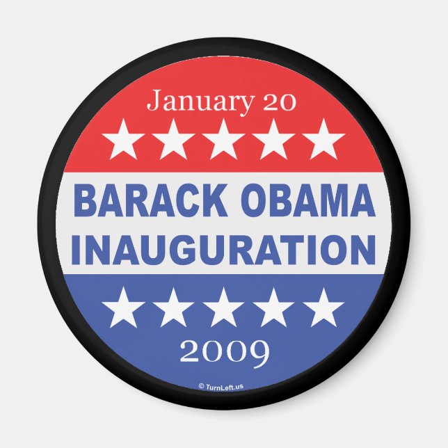 Aimant Inauguration de Barack Obama (Devant)