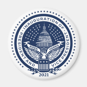 Aimant Inauguration du logo inaugural du président Biden 