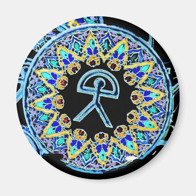 Aimant Indalo Man Cermaics, Almeria, Espagne (Devant)