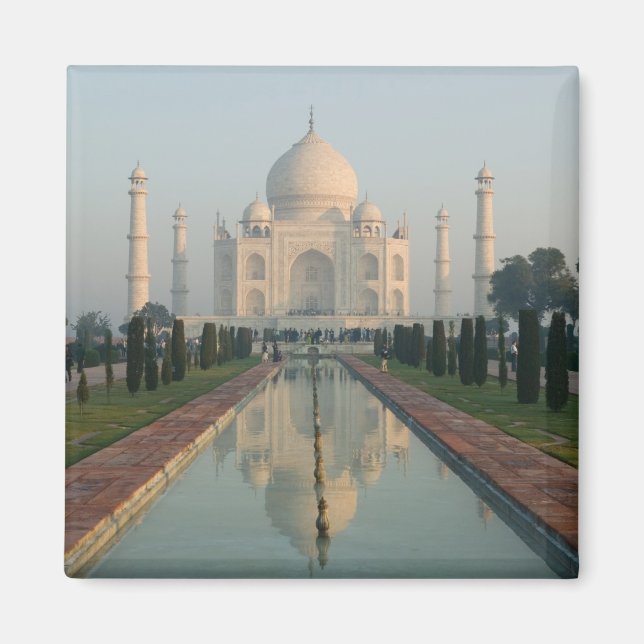Aimant INDE, Uttar Pradesh, Agra : Taj Mahal, matin (Devant)