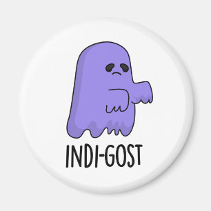 Aimant Indi-gost Funny Halloween Indigo Ghost Pun
