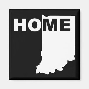 Aimant Indiana Home Loin De L'Aimant Du Réfrigérateur D'É