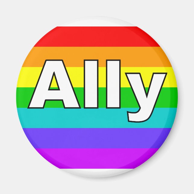 Aimant Indicateur Ally Pride (Devant)