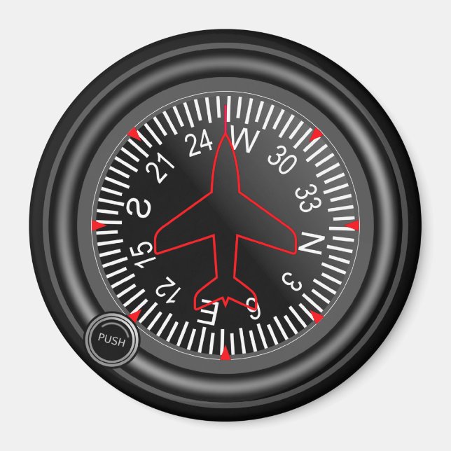 Aimant Indicateur de cap de l'aéronef (Devant)