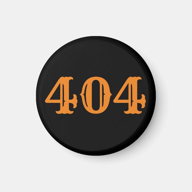 Aimant Indicatif régional 404 (Atlanta, GA) (Devant)
