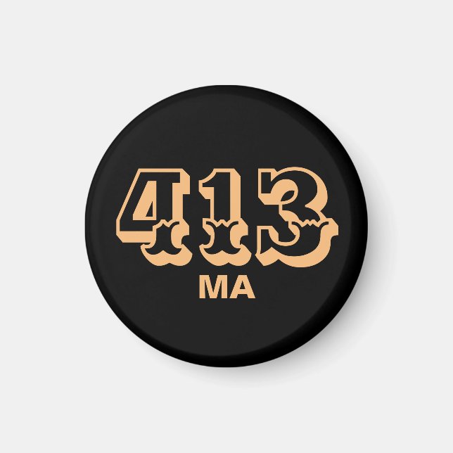 Aimant Indicatif régional 413 (Devant)