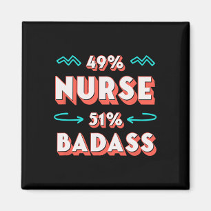 Aimant Infirmière Bad Funny Infirmière Humour Rn Sarcasti