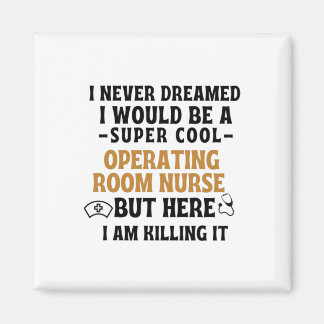 AIMANT INFIRMIÈRE DE LA SALLE D'EXPLOITATION