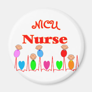 Aimant Infirmière de NICU--Graphiques adorables de béb