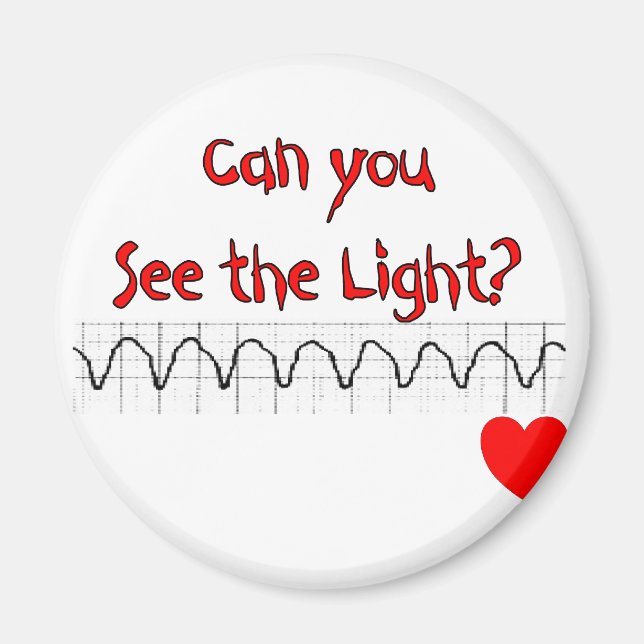 Aimant Infirmière infirmière/cardiaque Hilarious dit (Devant)