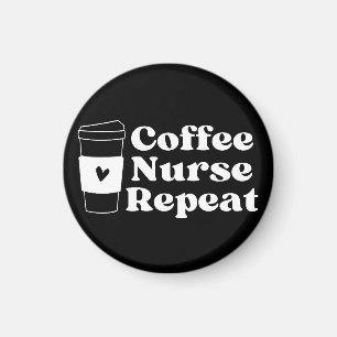 Aimant Infirmière Lover café