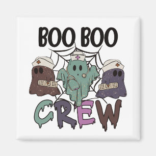 Aimant Infirmière Soins Halloween Bobo Équipage Fantôme