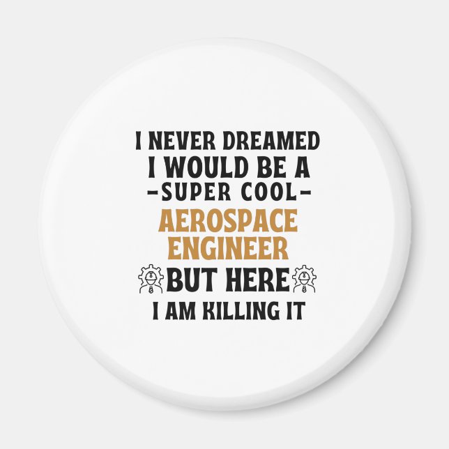 AIMANT INGÉNIEUR AÉROSPATIAL (Devant)