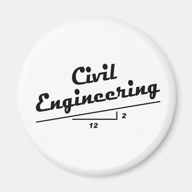 Aimant Ingénieur civil pente (Devant)