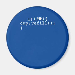 Aimant Ingénieur logiciel de codage intelligent de rempli