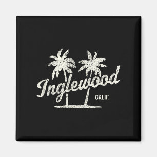 Aimant Inglewood Californie Vintage les années 70 Palm Tr