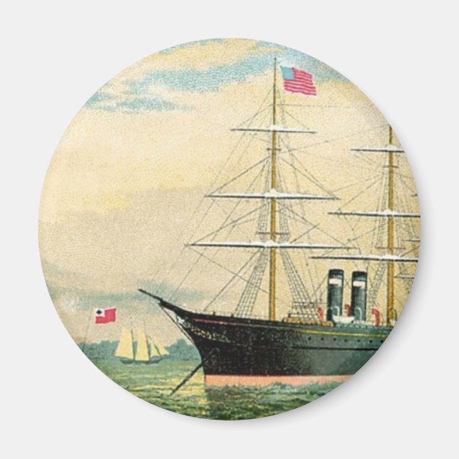 Aimant Inman Steamship Company (Devant)
