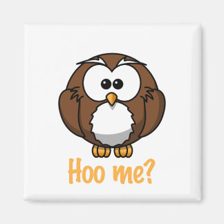 Aimant Innocent Owl - "Hoo Me ?"