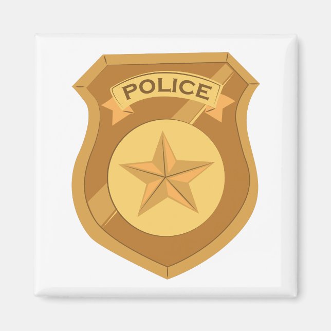 Aimant Insigne de police (Devant)
