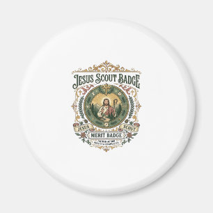 Aimant Insigne de Scout Jésus Badge de Mérite Insigne de