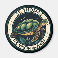 Insigne de tortue des îles Vierges américaines St 