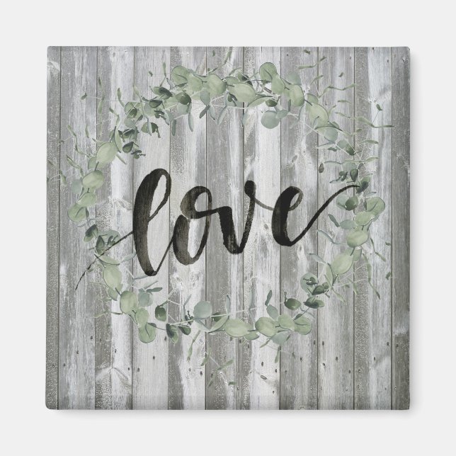Aimant Inspiration agricole - Amour (Devant)