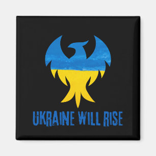 Aimant Inspiration Phoenix Rising Ukraine couleurs