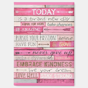 Aimant inspirationnel et motivationnel de Words