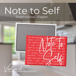 Aimant Inspirationnel "Note à Soi"