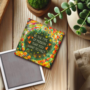 Aimant Inspirationnel Soit Que La Personne Cite Plutôt Fl