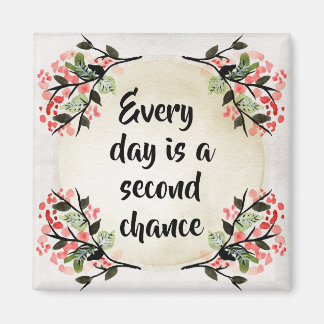 Aimant Inspirations de Becca - Chaque jour seconde chance