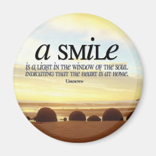 Aimant inspiré de sourire
