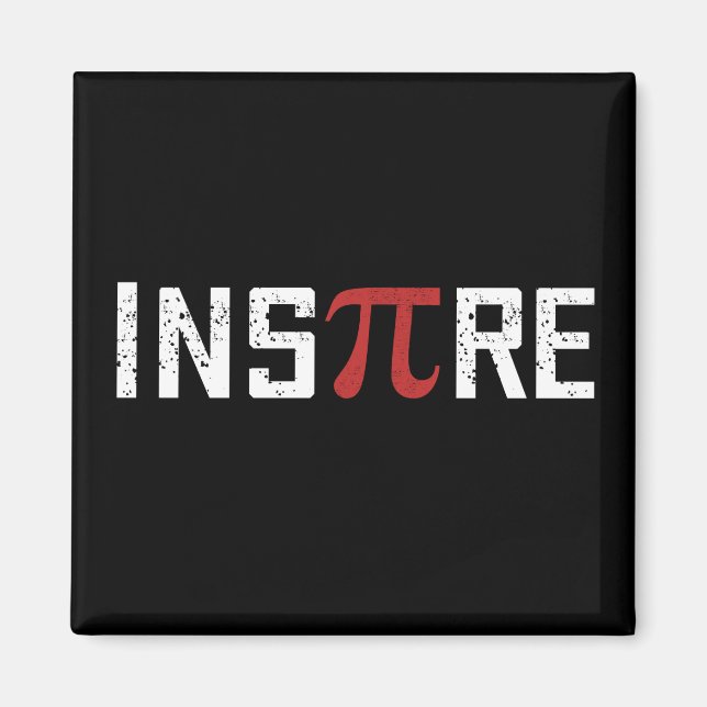 Aimant InsPire Pi jour | Joyeux jour de Pi math (Devant)