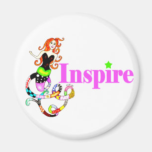 Aimant Inspirer l'aimant "fille" de sirène