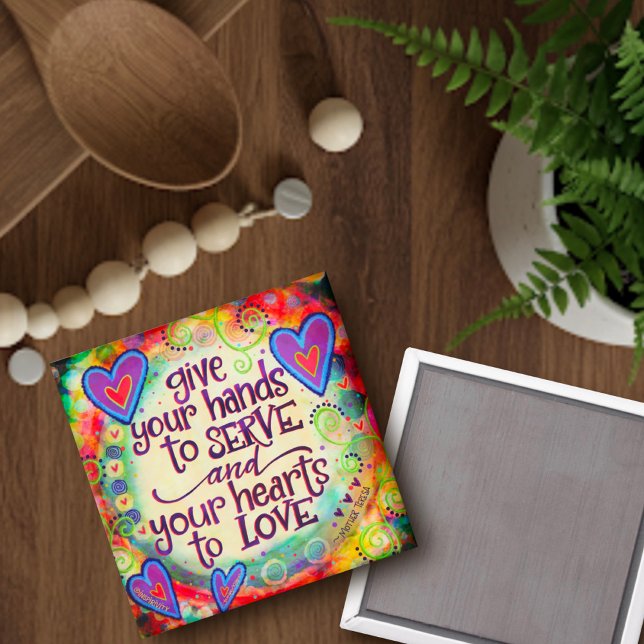 Aimant Inspiribilité des devis de la main de service (Créateur téléchargé)