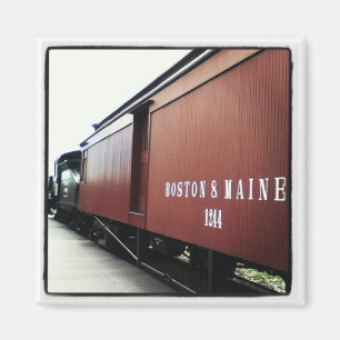Aimant instagram Boston/train du Maine
