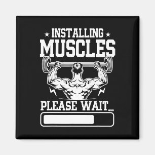 Aimant Installation Muscles S'Il Vous Plaît Attendre Chem