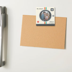 Aimant Instant Camera Couple Photo Unique Enregistrer La 