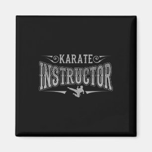 Aimant Instructeur de karaté Ceinture noire Arts martiaux
