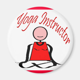 Aimant Instructeur de yoga—Figure de la tige de position 
