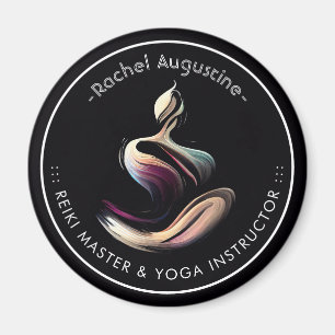 Aimant Instructeur de Yoga Lotus Méditation Pose Brosse
